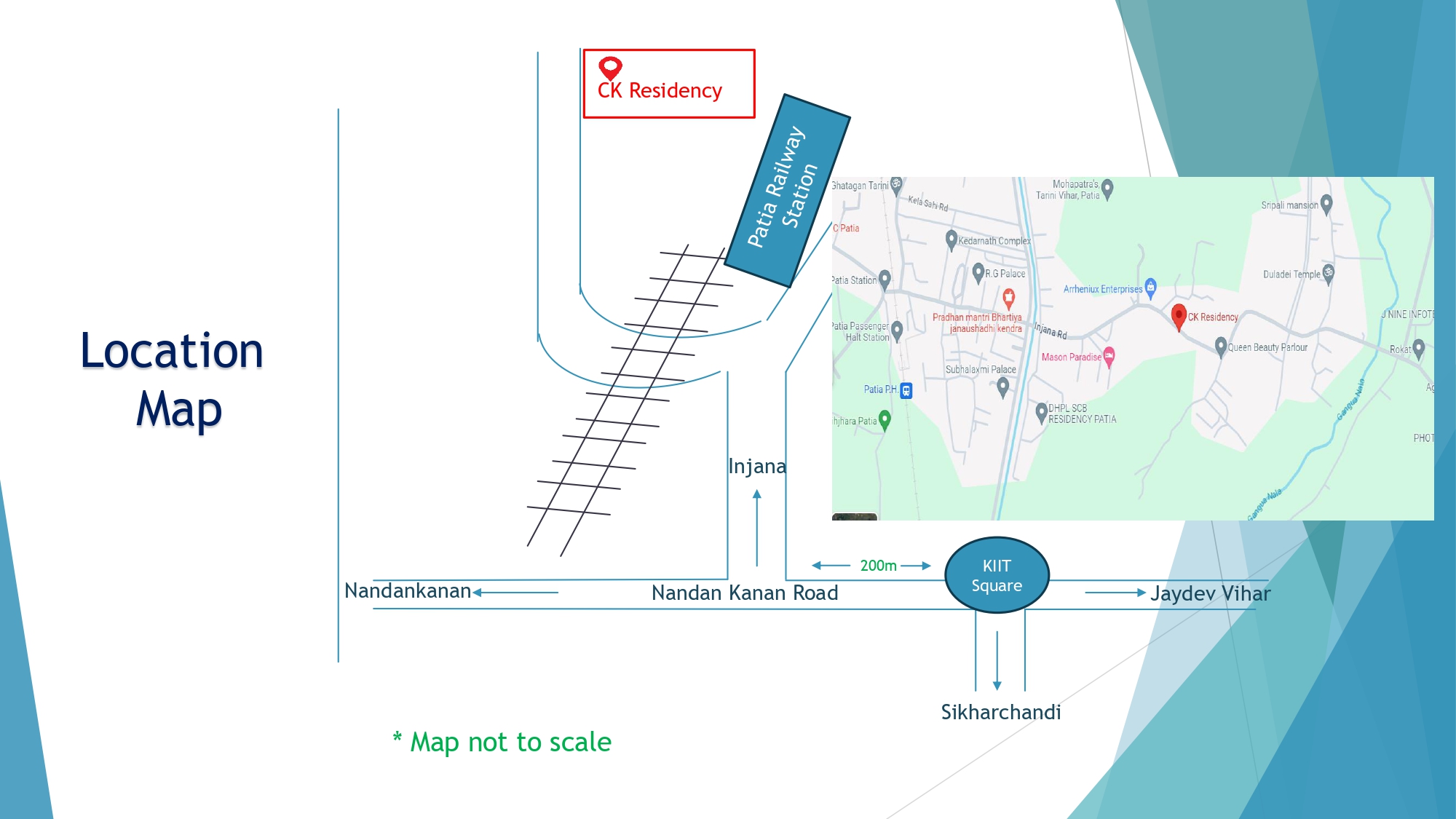 Location of the flat for sale